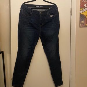Old Navy Rockstar high rise skinny jeans dark rinse